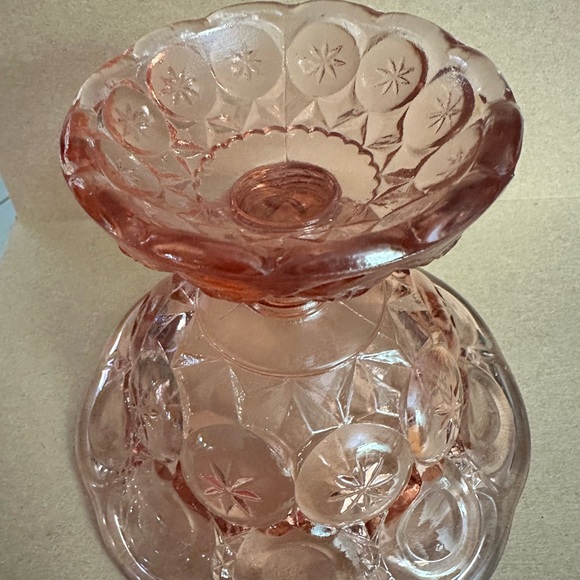 Kanawha Pink moon and stars candy dish/compote - Picture 4 of 4